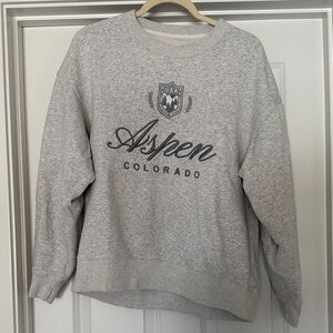 Abercrombie & Fitch Oversized Graphic Sweatshirt